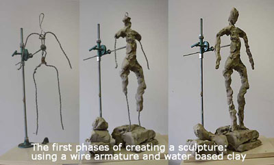 clay sculpture armature techniques